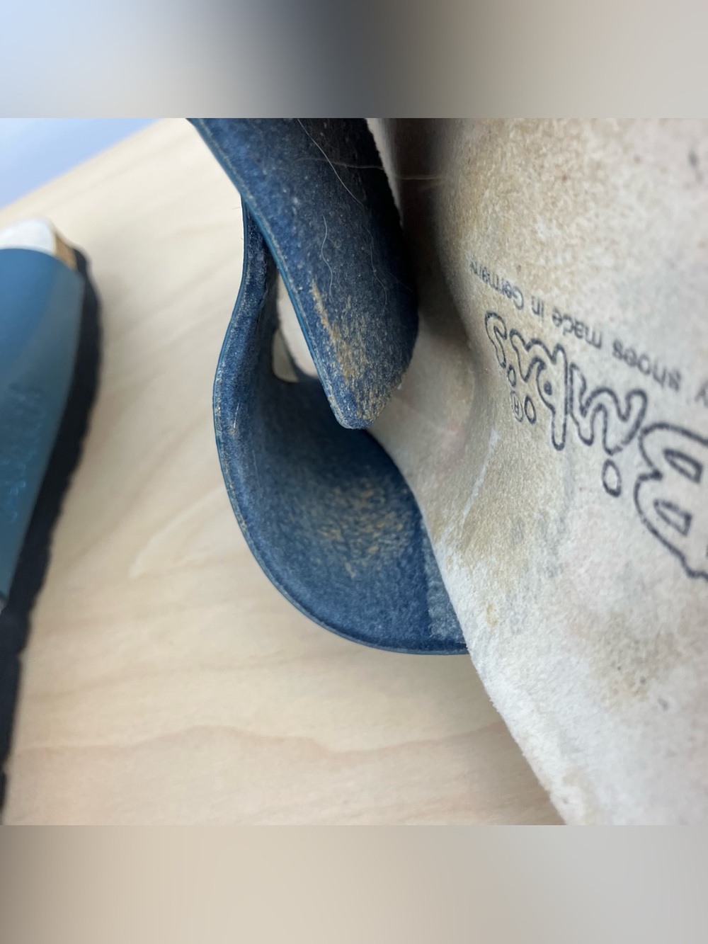 Birkenstock Birkis Women’s Size 39 / 8.0 Catalina Caribbean Blue Slide Sandals - Picture 9 of 12
